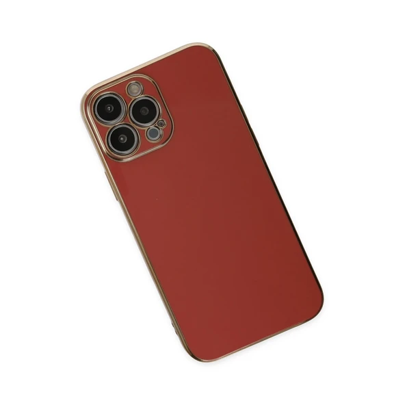 iPhone 15 Pro Max Kılıf Volet Silikon - Kırmızı - Resim 2