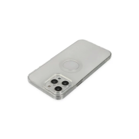 iPhone 13 Pro Max Kılıf Santa Lens Silikon - Şeffaf - Resim 4