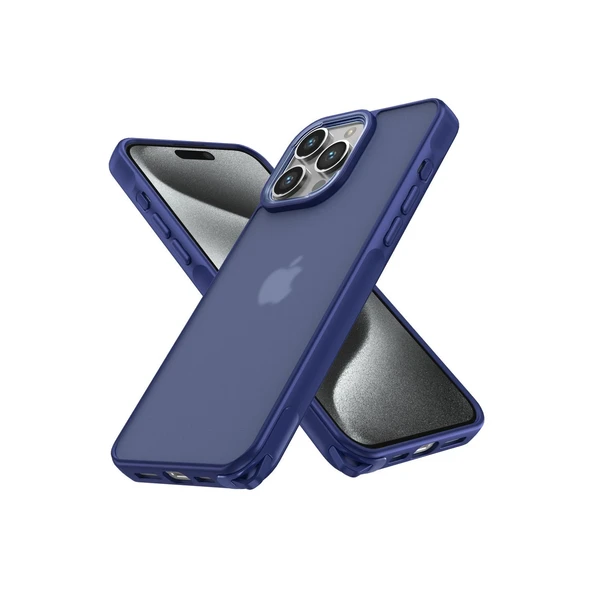 iPhone 14 Pro Kılıf Elegant Kapak - Lacivert ürün görseli 1