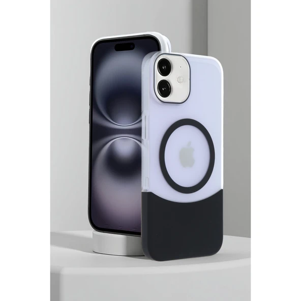 iPhone 11 Velar Magsafe Kapak - Natural Grey - Resim 2