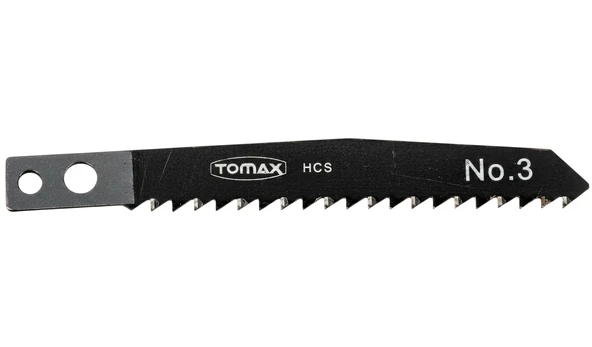 Tomax Dekupaj Ağzı Delikli No:3 (5 Adet) Sunta Kontraplak Fiber ürün görseli 1