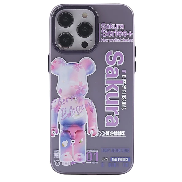 iPhone 14 Pro Max Kılıf Prada Desenli Kapak - Prada Mor - 1 ürün görseli 1