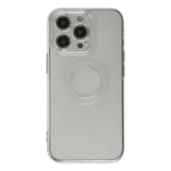 iPhone 14 Pro Kılıf Santa Lens Silikon - Şeffaf ürün görseli 1