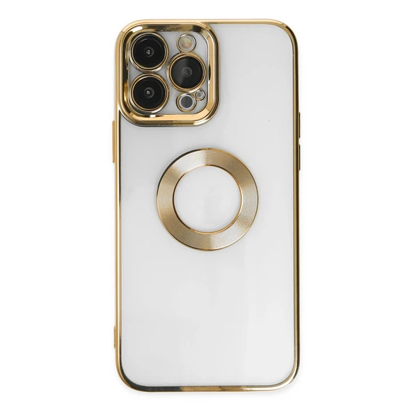 iPhone 14 Pro Kılıf Slot Silikon - Gold ürün görseli 1