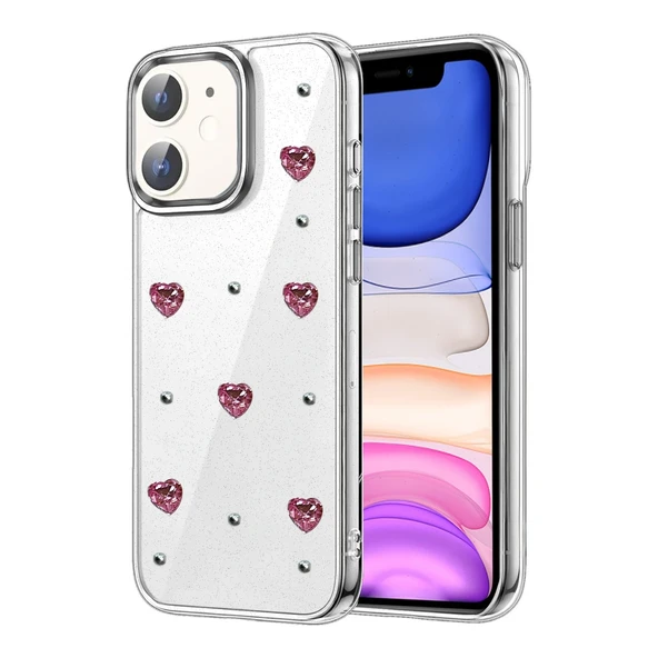 iPhone 12 Fiyonk Desenli Kapak - Desen 3 ürün görseli 1