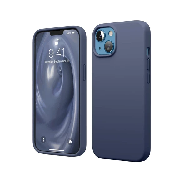 iPhone 14 Kılıf First Silikon - Lacivert ürün görseli 1