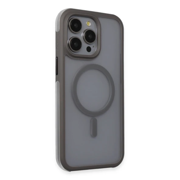 iPhone 15 Pro Toras Airbag Magsafe Kapak - Titan Gri ürün görseli 1