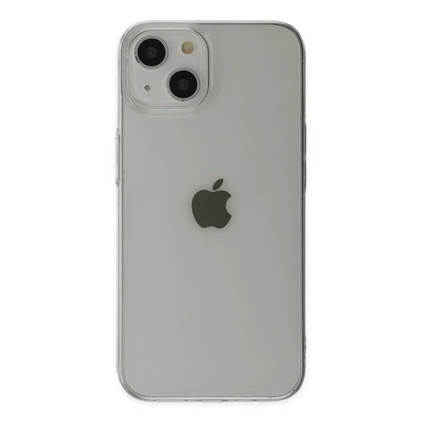 iPhone 14 Plus Kılıf Pc Sert Şeffaf Kapak - Şeffaf ürün görseli 1