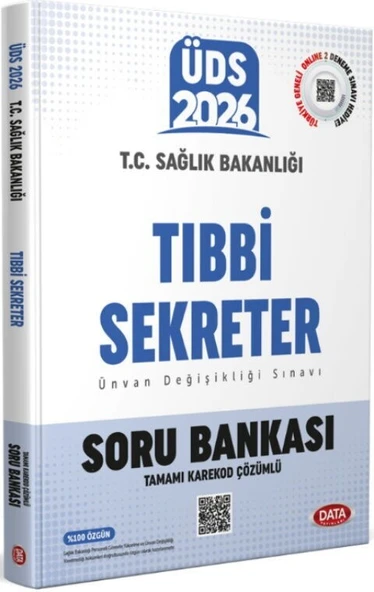2026 T.C. Sağlık Bakanlığı ÜDS Tıbbi Sekreter Soru Bankası Data Yayınları ürün görseli 1