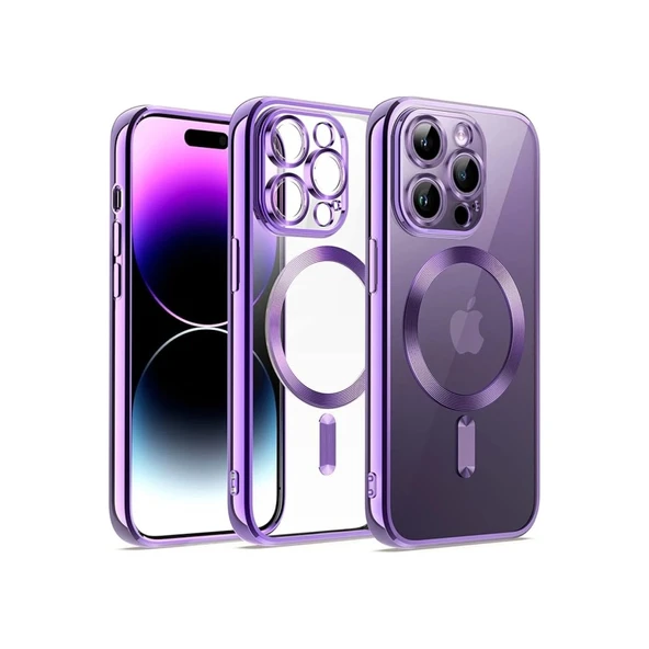 iPhone 13 Pro Max Kılıf Kross Magneticsafe Kapak - Mor ürün görseli 1