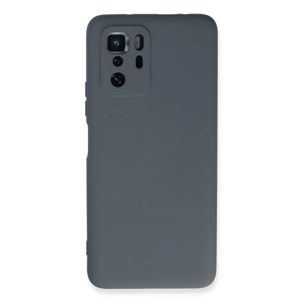 Xiaomi Poco X3 Gt Kılıf Nano İçi Kadife Silikon - Gri ürün görseli 1