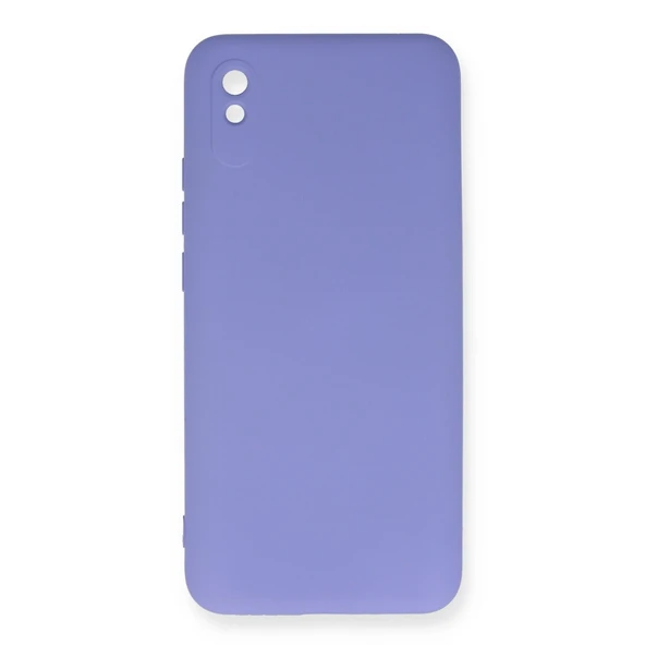 Xiaomi Redmi 9a Kılıf Nano İçi Kadife Silikon - Lila ürün görseli 1