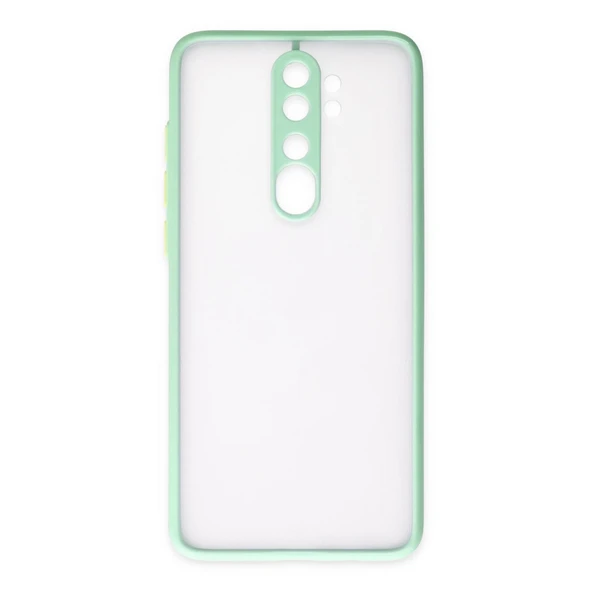 Xiaomi Redmi Note 8 Pro Kılıf Montreal Silikon Kapak - Turkuaz ürün görseli 1