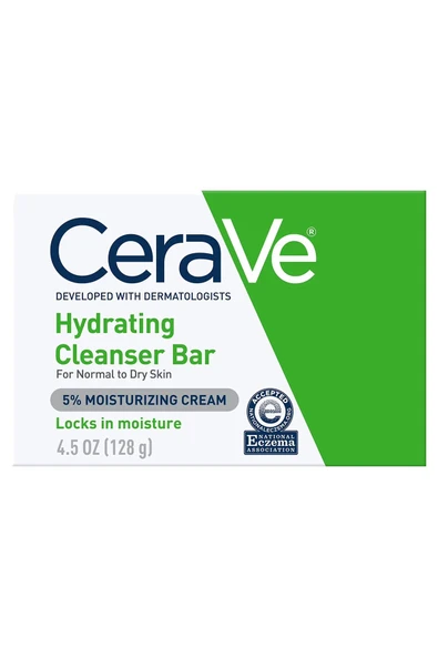 CeraVe Nemlendiren Yüz ve Vücut Temizleme Barı 128GR ürün görseli 1