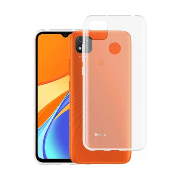 Xiaomi Redmi 9c Kılıf Lüx Şeffaf Silikon ürün görseli 1