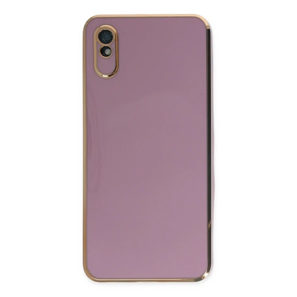 Xiaomi Redmi 9a Kılıf Volet Silikon - Mor ürün görseli 1