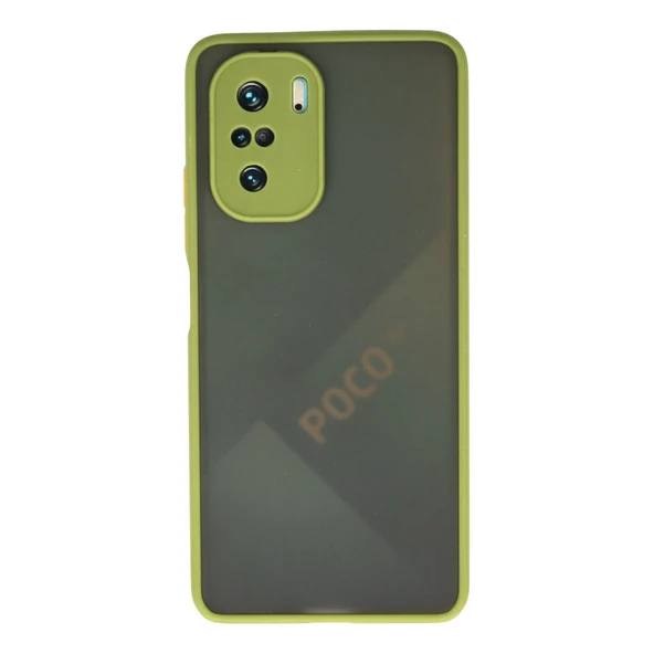 Xiaomi Poco F3 Kılıf Montreal Silikon Kapak - Açık Yeşil ürün görseli 1
