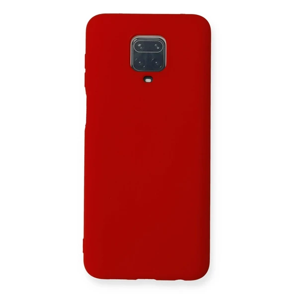 Xiaomi Redmi Note 9 Pro Kılıf Nano İçi Kadife Silikon - Kırmızı ürün görseli 1