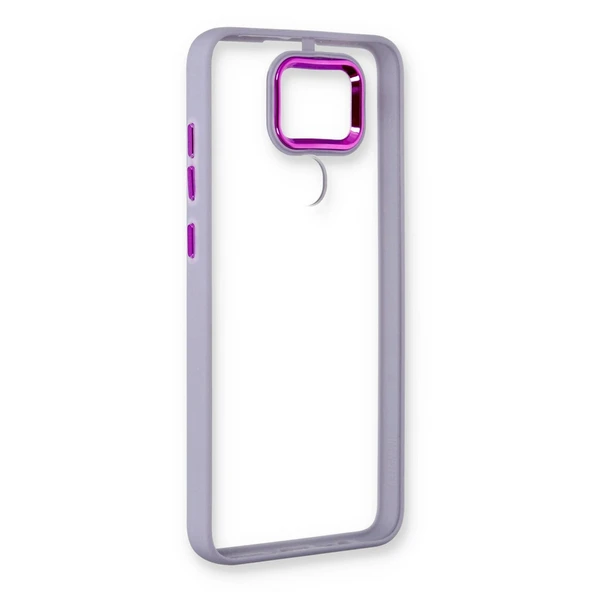 Xiaomi Redmi Note 9 Kılıf Dora Kapak - Lila - Resim 4
