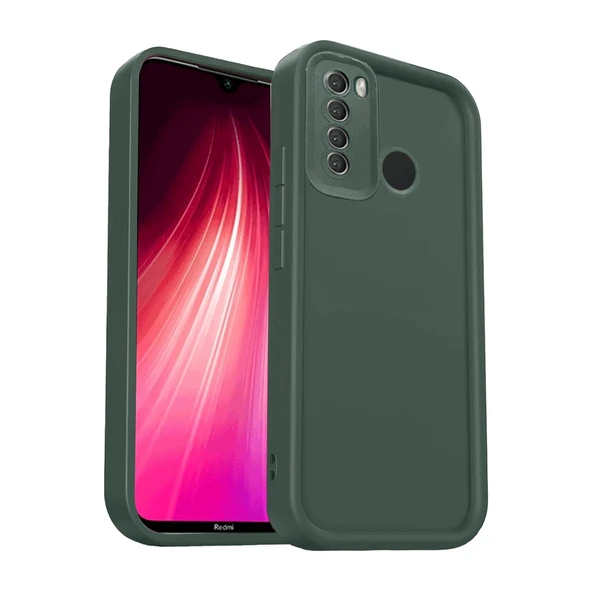 Xiaomi Redmi Note 8 Kılıf Viera Silikon - Koyu Yeşil ürün görseli 1