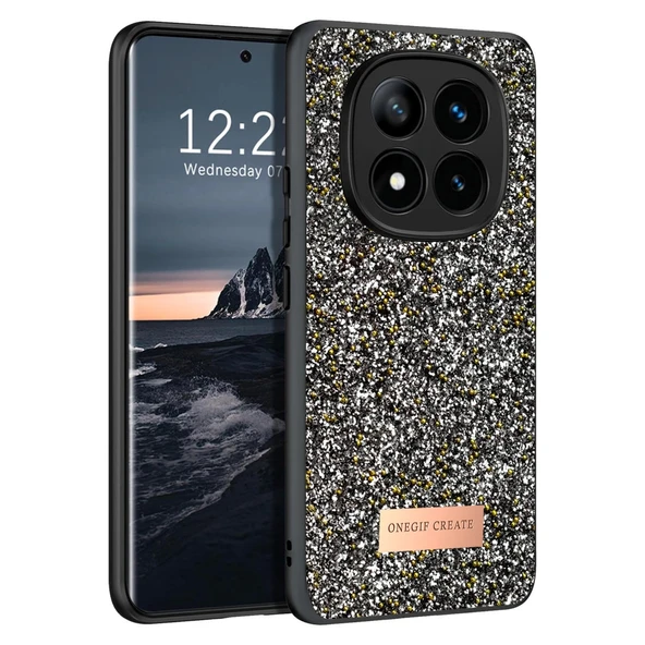Xiaomi Redmi Note 14 Pro 4g Bright Simli Kapak - Gümüş ürün görseli 1