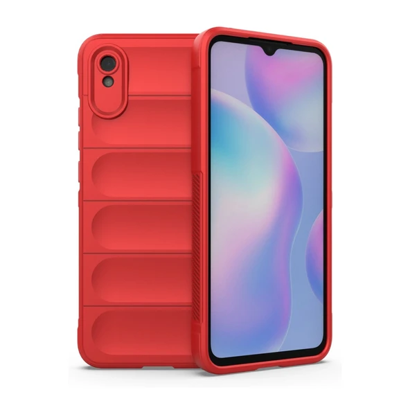 Xiaomi Redmi 9a Kılıf Optimum Silikon - Kırmızı ürün görseli 1