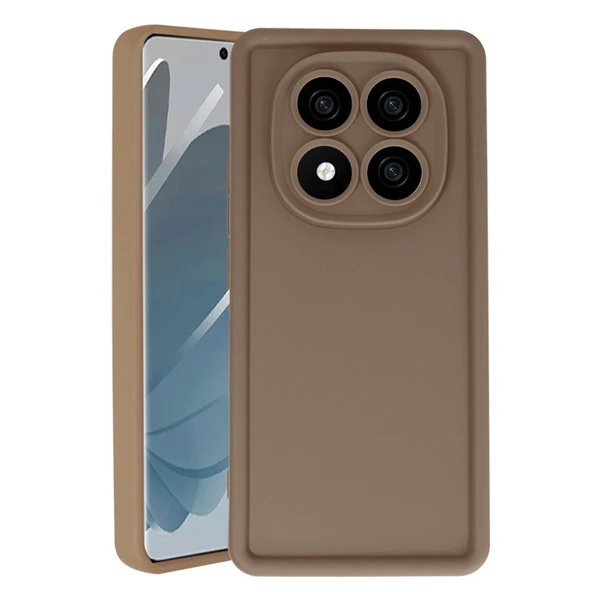 Xiaomi Redmi Note 14 Pro 5g Kılıf Viera Silikon - Kahverengi ürün görseli 1