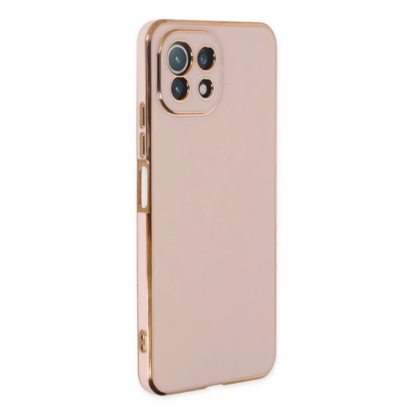 Xiaomi Mi 11 Lite Kılıf Volet Silikon - Pembe ürün görseli 1