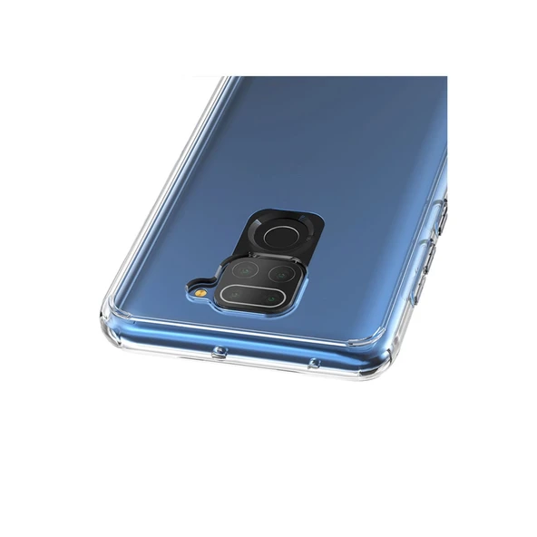 Xiaomi Redmi Note 9 Kılıf Lüx Şeffaf Silikon - Şeffaf - Resim 2