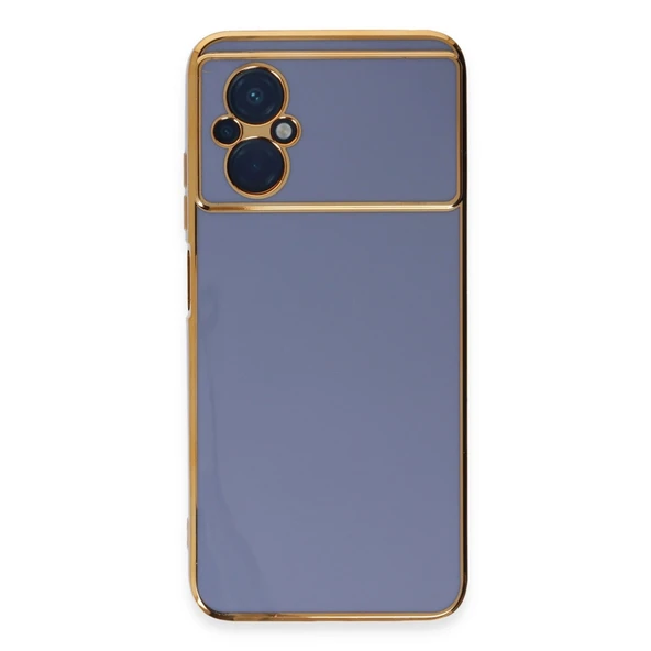 Xiaomi Poco M5 Kılıf Volet Silikon - Mavi - Resim 2