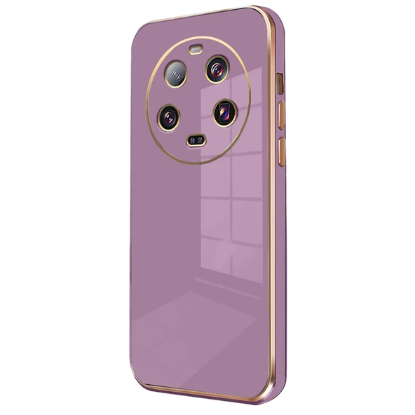 Xiaomi Mi 14 Ultra Kılıf Volet Silikon - Mor ürün görseli 1