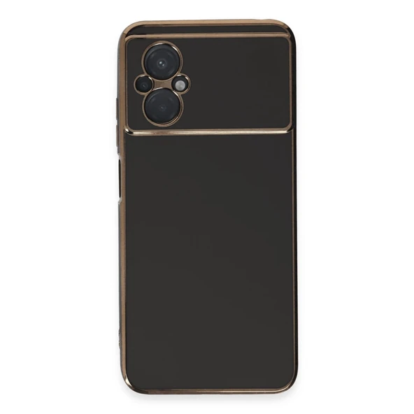 Xiaomi Poco M5 Kılıf Volet Silikon - Siyah - Resim 2