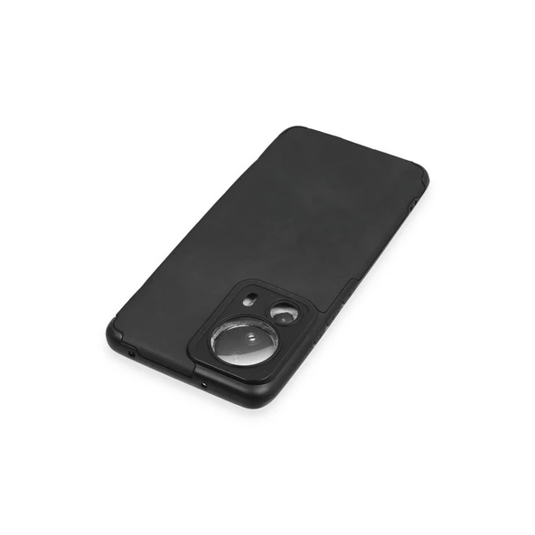 Xiaomi Mi 13 Lite Kılıf Loop Deri Silikon - Siyah - Resim 3