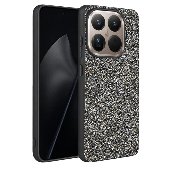Xiaomi Mi 15t Pro Bright Simli Kapak - Gold ürün görseli 1