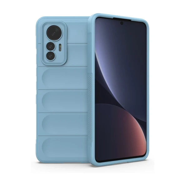 Xiaomi Mi 12 Lite Kılıf Optimum Silikon - Sky Blue ürün görseli 1
