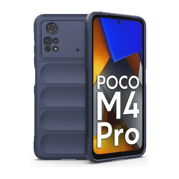 Xiaomi Poco M4 Pro 4g Kılıf Optimum Silikon - Lacivert ürün görseli 1
