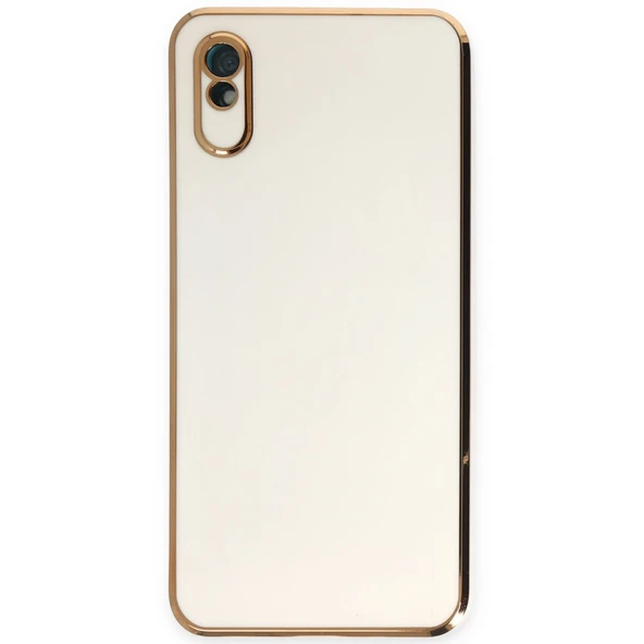 Xiaomi Redmi 9a Kılıf Volet Silikon - Beyaz ürün görseli 1
