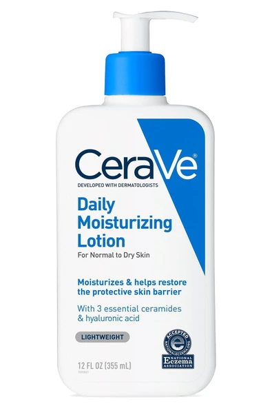 CeraVe Günlük Nemlendirici Yüz ve Vücut Losyonu 355ML ürün görseli 1