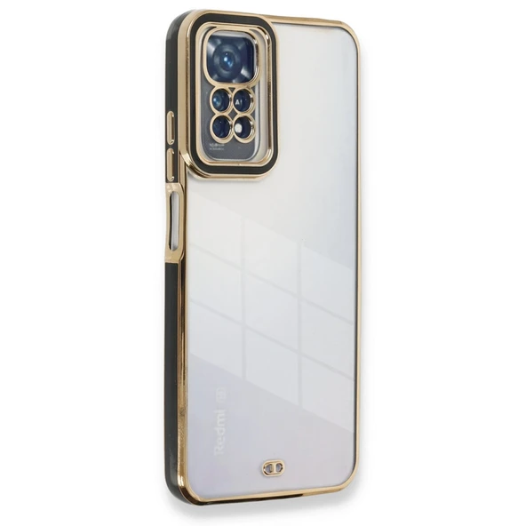 Xiaomi Redmi Note 11 Kılıf Liva Lens Silikon - Siyah ürün görseli 1