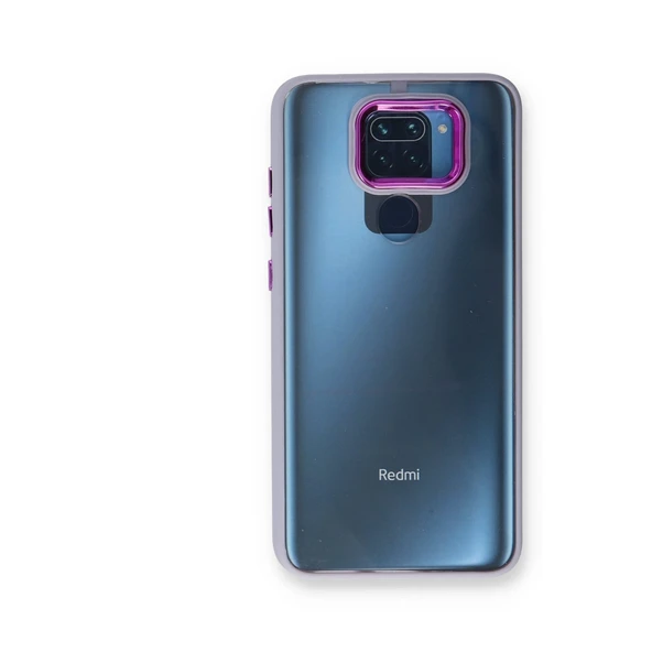 Xiaomi Redmi Note 9 Kılıf Dora Kapak - Lila - Resim 2