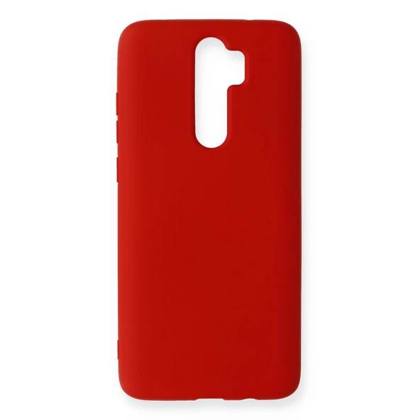 Xiaomi Redmi Note 8 Pro Kılıf Nano İçi Kadife Silikon - Kırmızı ürün görseli 1