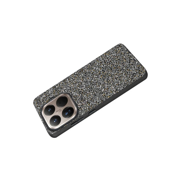 Xiaomi Mi 15t Pro Bright Simli Kapak - Gold - Resim 4