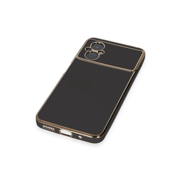 Xiaomi Poco M5 Kılıf Volet Silikon - Siyah - Resim 5