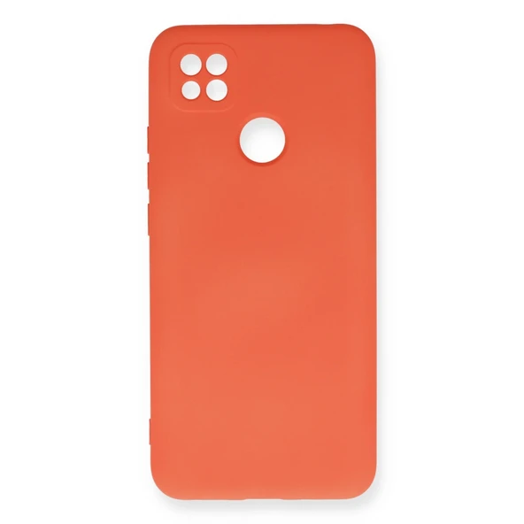 Xiaomi Redmi 9c Kılıf Nano İçi Kadife Silikon - Turuncu ürün görseli 1