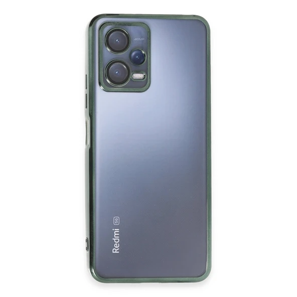 Xiaomi Redmi Note 12 5g Kılıf Kamera Korumalı Lensli Silikon - Yeşil ürün görseli 1