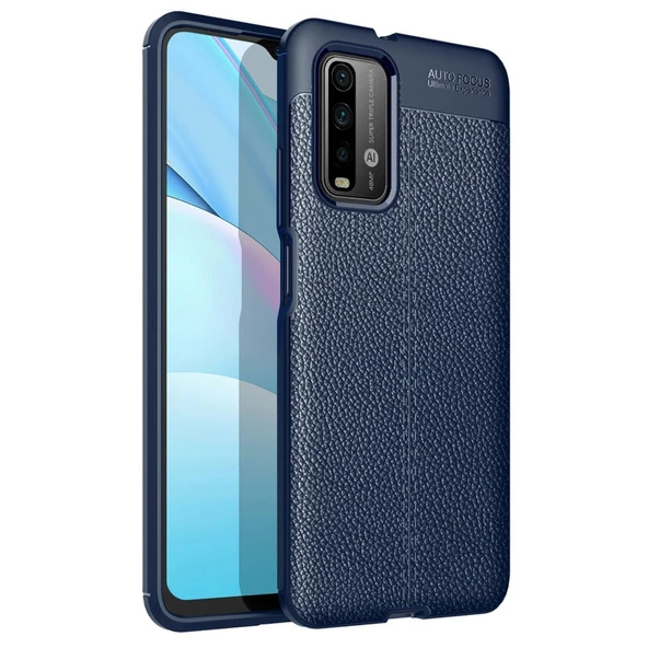 Xiaomi Redmi 9t Kılıf Auto Focus Kapak - Lacivert ürün görseli 1
