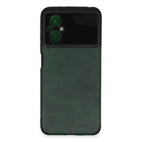 Xiaomi Poco M5 Kılıf Loop Deri Silikon - Yeşil ürün görseli 1