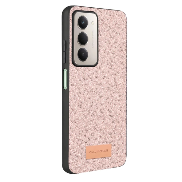 Xiaomi Redmi 15 4g Bright Simli Kapak - Pembe - Resim 3