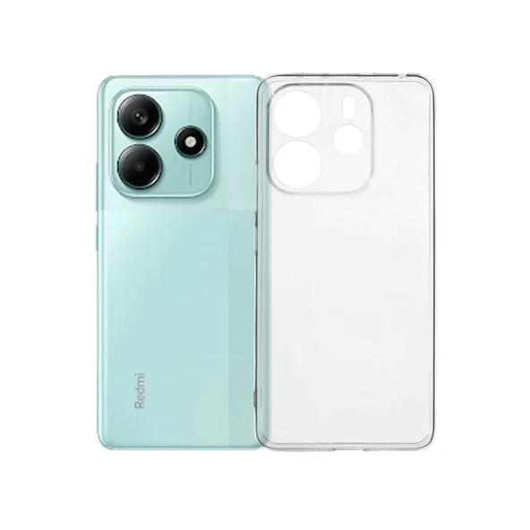 Xiaomi Redmi Note 14 4g Kılıf Lüx Şeffaf Silikon ürün görseli 1