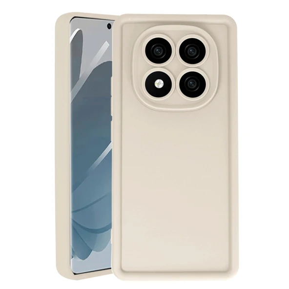 Xiaomi Redmi Note 14 Pro 5g Kılıf Viera Silikon - Krem ürün görseli 1